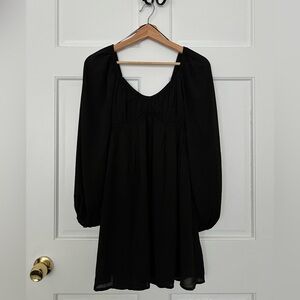 Princess Polly BETTIE MINI DRESS BLACK